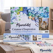 Load image into Gallery viewer, paint by numbers | Little Angel Bunny and Doves | advanced animals birds religion romance | FiguredArt