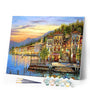 paint by numbers | Lake in Italy | advanced landscapes | FiguredArt