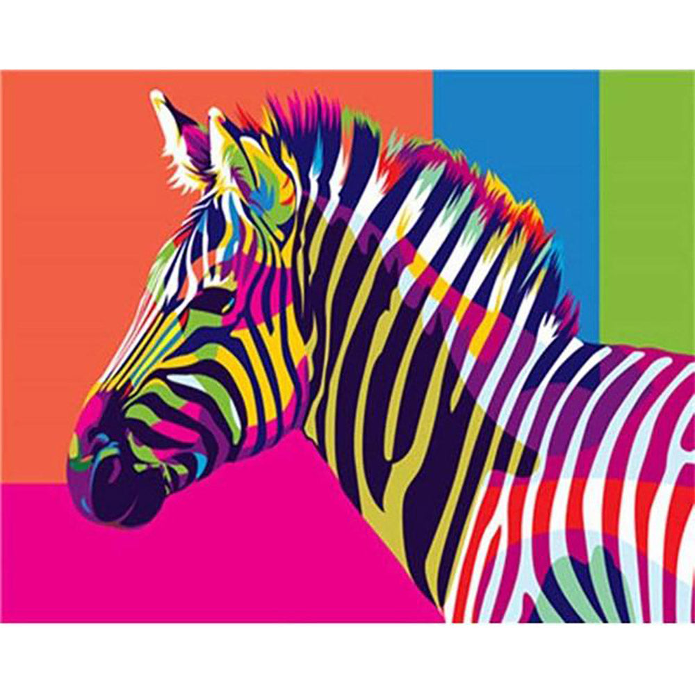 絵画 Zebrappy Pop Art Zebra – Figured'Art
