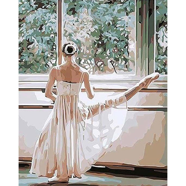 paint by numbers | Dancer at the bar | dance easy | FiguredArt