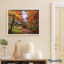 Load image into Gallery viewer, paint by numbers | Autumn Trail | advanced landscapes | FiguredArt