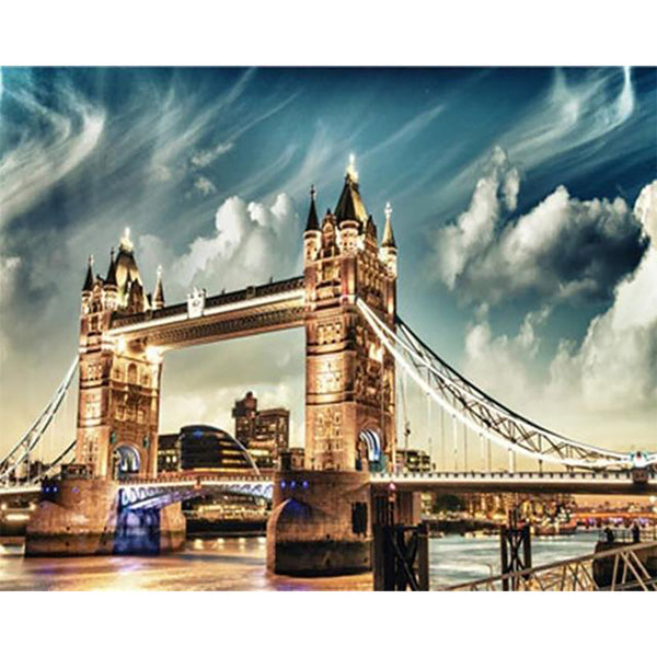 Paint by numbers | Magnificent London bridge | advanced cities | Figured'Art