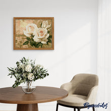 Load image into Gallery viewer, Paint by numbers | Three white flowers | flowers intermediate | Figured'Art