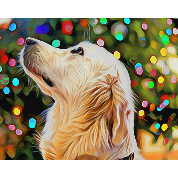 Paint by numbers | Dog Art | animals dogs intermediate | Figured'Art