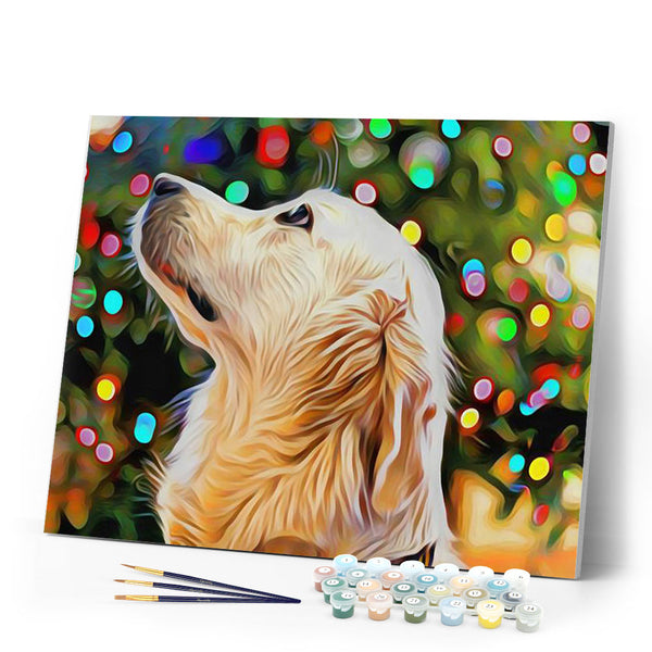 Paint by numbers | Dog Art | animals dogs intermediate | Figured'Art