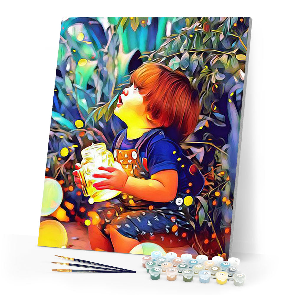 Paint by numbers | Sweet childhood | intermediate religion | Figured'Art