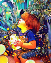 Load image into Gallery viewer, Paint by numbers | Sweet childhood | intermediate religion | Figured'Art