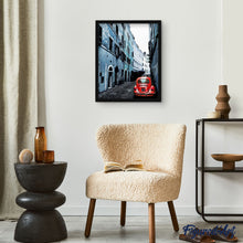 Load image into Gallery viewer, Paint by numbers | The Red car | intermediate cities cars and motos | Figured'Art