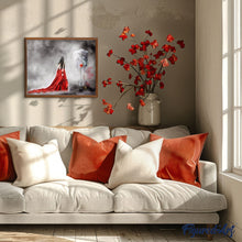 Load image into Gallery viewer, Paint by numbers | Romance Woman and Wolf | animals intermediate wolves romance | Figured'Art