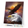 Paint by numbers | The American Eagle | eagles animals intermediate birds | Figured'Art