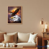 Paint by numbers | The American Eagle | eagles animals intermediate birds | Figured'Art