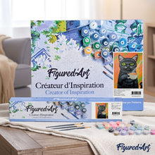 Load image into Gallery viewer, Paint by numbers | Cat and Coffee | animals cats intermediate | Figured'Art