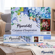 Load image into Gallery viewer, paint by numbers | Flowers and Chinese style interior | advanced flowers | FiguredArt