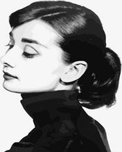 Load image into Gallery viewer, Paint by numbers | Woman wearing black clothes | easy portrait | Figured'Art