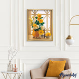 paint by numbers | Daisies and Roses | flowers intermediate | FiguredArt