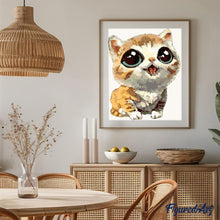 Load image into Gallery viewer, paint by numbers | Cat with big eyes | animals cats easy | FiguredArt