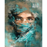 paint by numbers | beautiful eyes | new arrivals romance portrait intermediate | FiguredArt