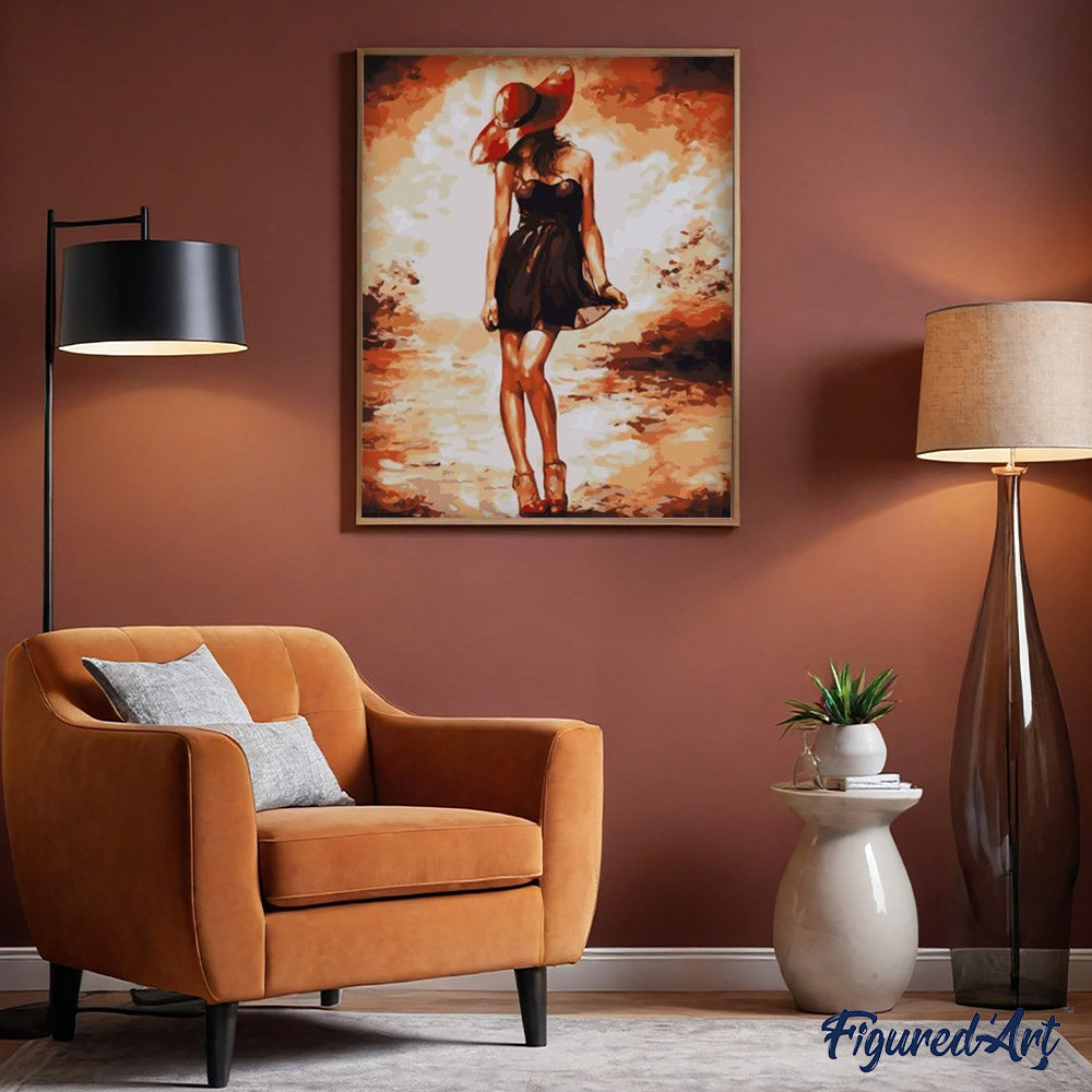 paint by numbers | Young woman | intermediate romance | FiguredArt