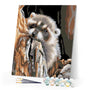 paint by numbers | Little Raccoon | animals easy raccoons | FiguredArt