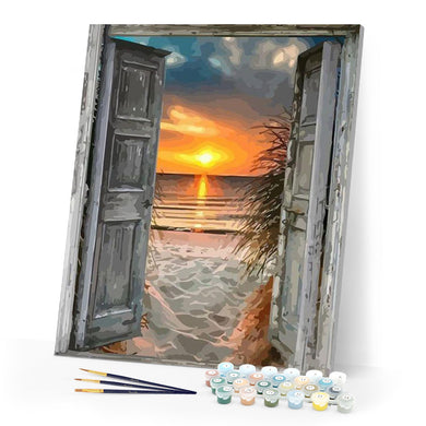 paint by numbers | door to the beach | new arrivals landscapes intermediate | FiguredArt