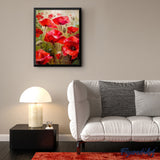 paint by numbers | Field of Poppies | advanced flowers | FiguredArt