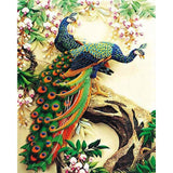 paint by numbers | Couple of Peacocks | animals easy peacocks | FiguredArt