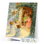paint by numbers | Christmas Rabbits | animals christmas easy rabbits | FiguredArt