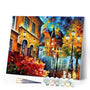 paint by numbers | Walk in the Street | cities intermediate | FiguredArt
