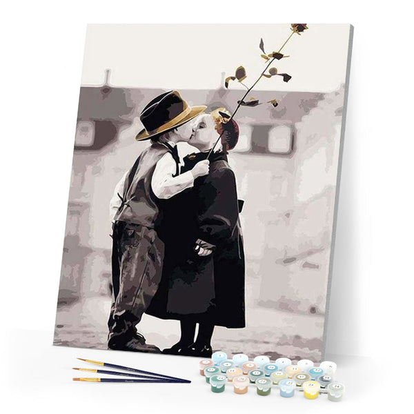 paint by numbers | Romantic kids | easy romance | FiguredArt
