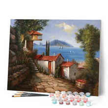 Load image into Gallery viewer, paint by numbers | View Sailing | cities intermediate | FiguredArt