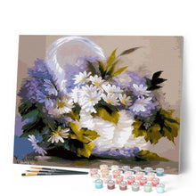 Load image into Gallery viewer, paint by numbers | Pretty Flower Basket | easy flowers | FiguredArt
