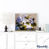 paint by numbers | Pretty Flower Basket | easy flowers | FiguredArt