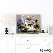 Load image into Gallery viewer, paint by numbers | Pretty Flower Basket | easy flowers | FiguredArt