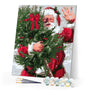 paint by numbers | Santa and Christmas tree | christmas intermediate | FiguredArt