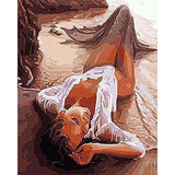paint by numbers | Mermaid on the Beach | easy nude | FiguredArt