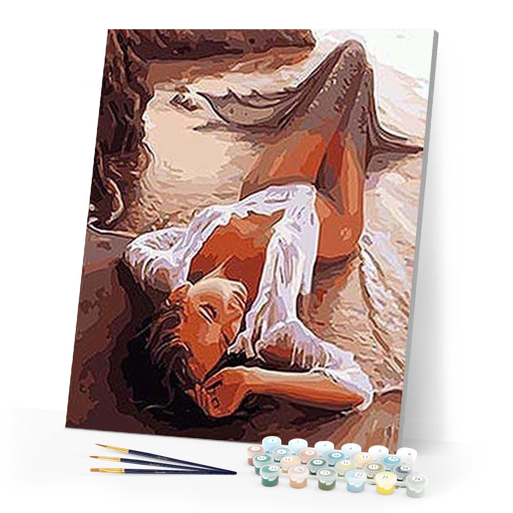 paint by numbers | Mermaid on the Beach | easy nude | FiguredArt