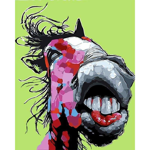paint by numbers | Horse Teeth | animals easy horses | FiguredArt