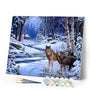 paint by numbers | Wolves near the house | advanced animals wolves | FiguredArt