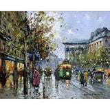 paint by numbers | Street and Tramway | advanced cities | FiguredArt