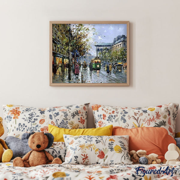 paint by numbers | Street and Tramway | advanced cities | FiguredArt