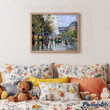 Load image into Gallery viewer, paint by numbers | Street and Tramway | advanced cities | FiguredArt