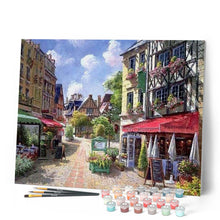 Load image into Gallery viewer, paint by numbers | Mediterranean terrace | advanced cities | FiguredArt