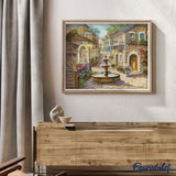 paint by numbers | Village Fountain | advanced cities | FiguredArt