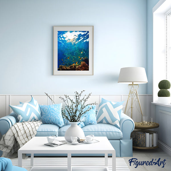 paint by numbers | Scuba Diving | advanced landscapes | FiguredArt