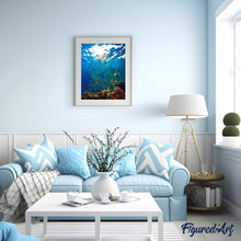 Load image into Gallery viewer, paint by numbers | Scuba Diving | advanced landscapes | FiguredArt