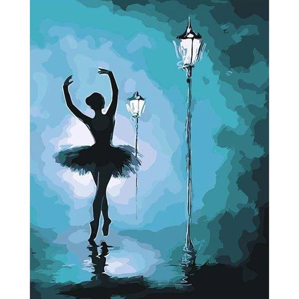 paint by numbers | Ballet under Streetlights | dance easy | FiguredArt
