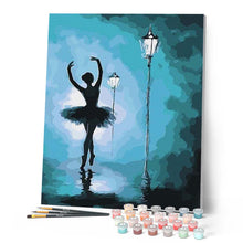 Load image into Gallery viewer, paint by numbers | Ballet under Streetlights | dance easy | FiguredArt