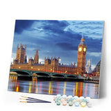 paint by numbers | London Bridge by Night | advanced cities | FiguredArt