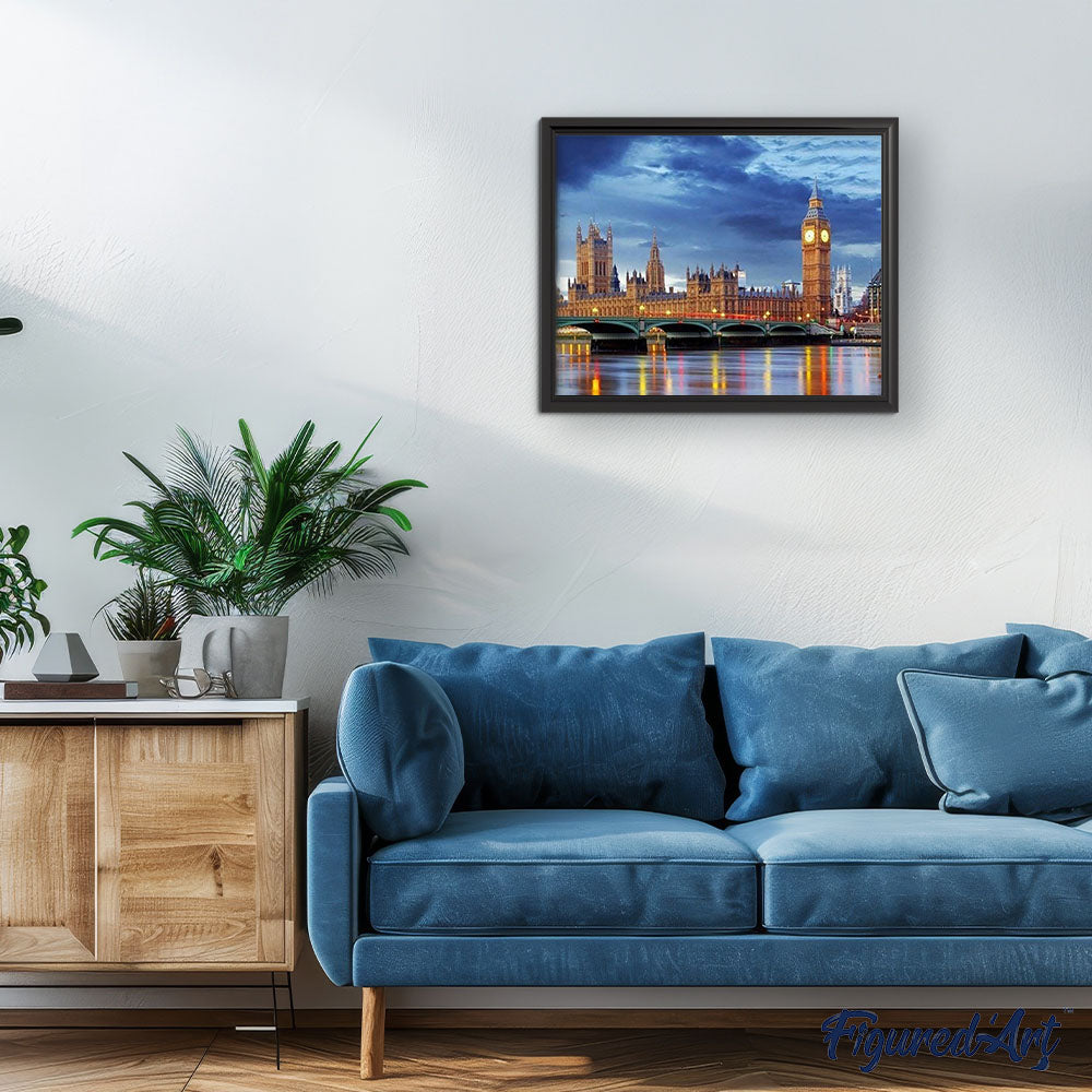 paint by numbers | London Bridge by Night | advanced cities | FiguredArt