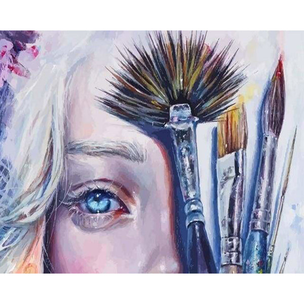 paint by numbers | Face and Brushes | advanced portrait | FiguredArt